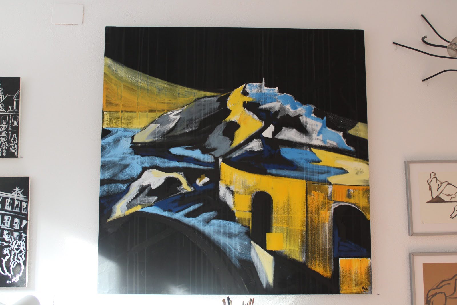 SAN JUAN DE GAZTELUGATXE (Técnica mixta 150x150cm) Image